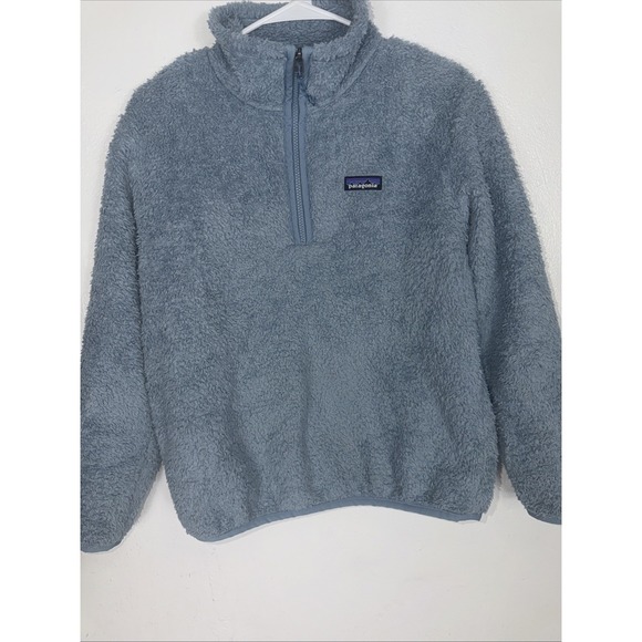 Patagonia Los Gatos 1/4 Quarter Zip Deep Pile Fleece Jacket Sherpa Jacket Sz S - Picture 2 of 7
